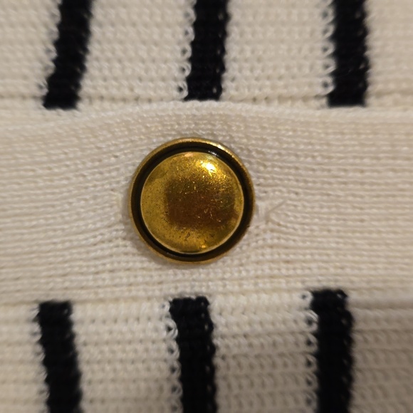 Stripe Sweater Vest Cardigan - Picture 3 of 5